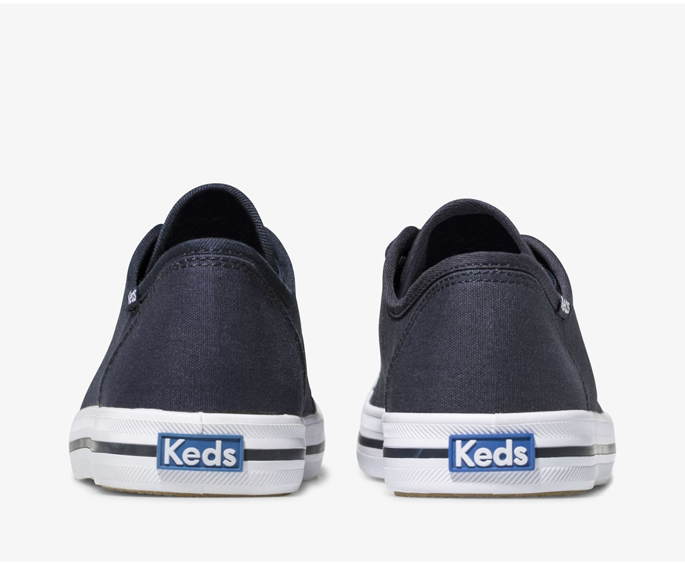 Πανινα Παπουτσια Γυναικεια - Keds Washable Kickstart - Σκουρο Μπλε - XVELK1235